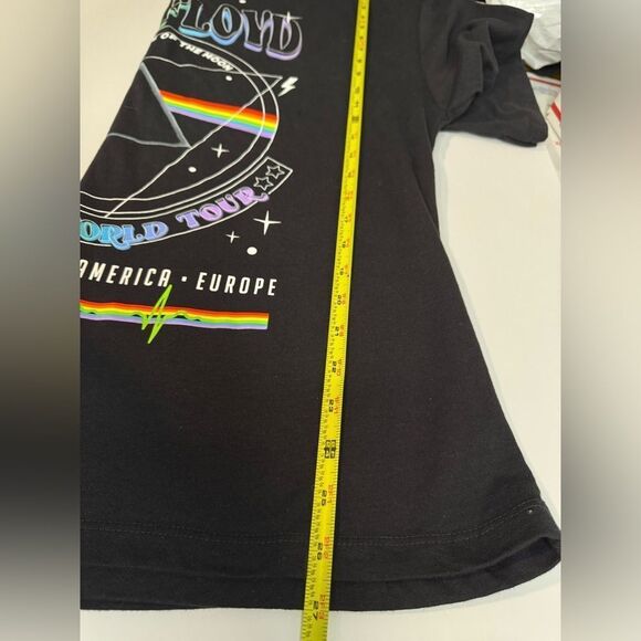Rock Band Tee Pink Floyd The Darkside of the Moon 1972-73 World Tour - Picture 5 of 6